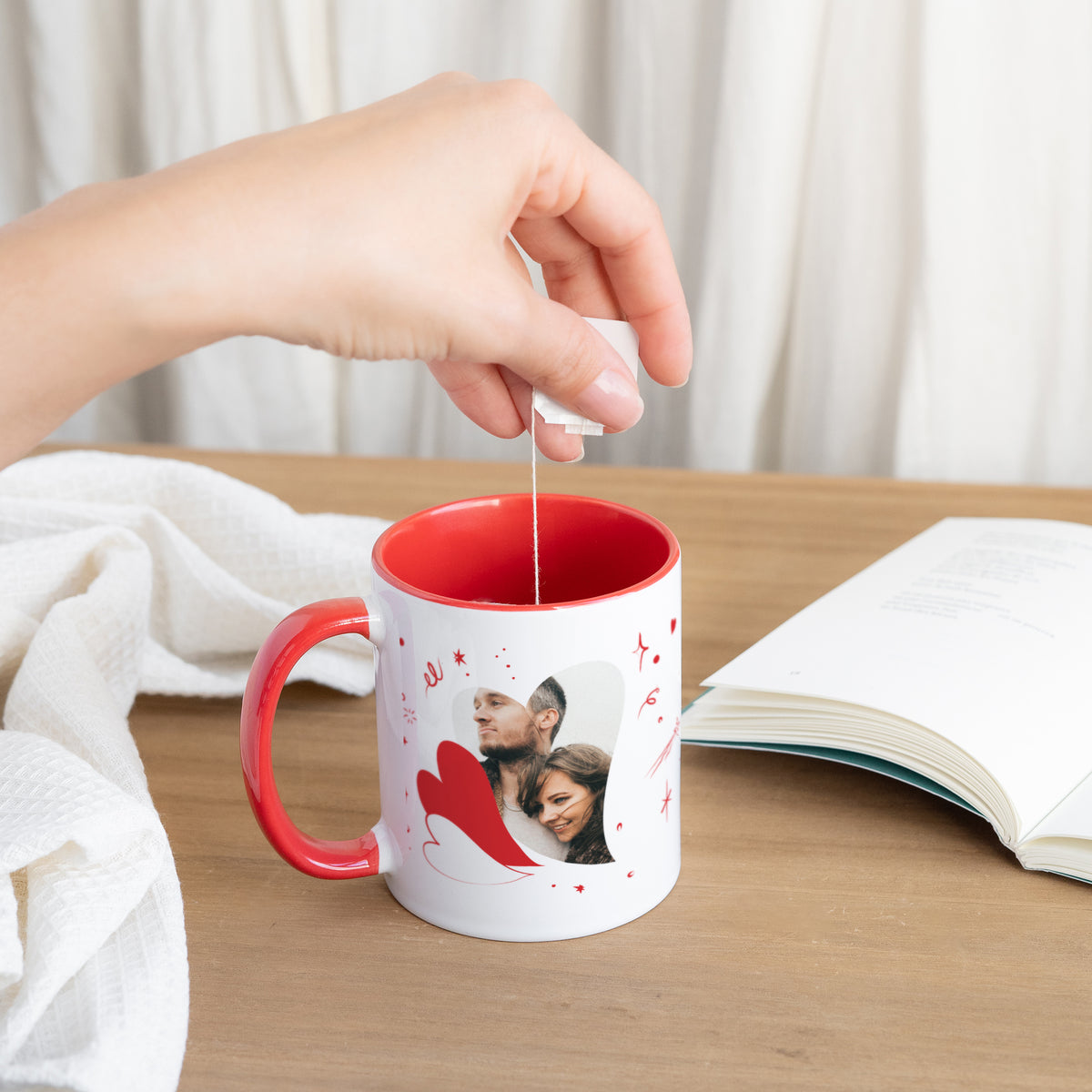 Tasse Objekte Rot Liebeszeichnungen foto N° 3