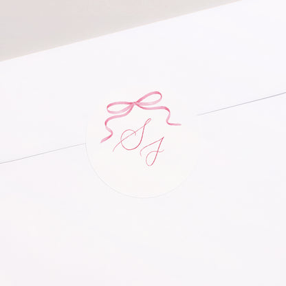 Sticker Hochzeit Rund Überraschungsankündigung foto N° 2