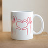 Tasse Objekte Weiß Hände der Liebe foto N° 1