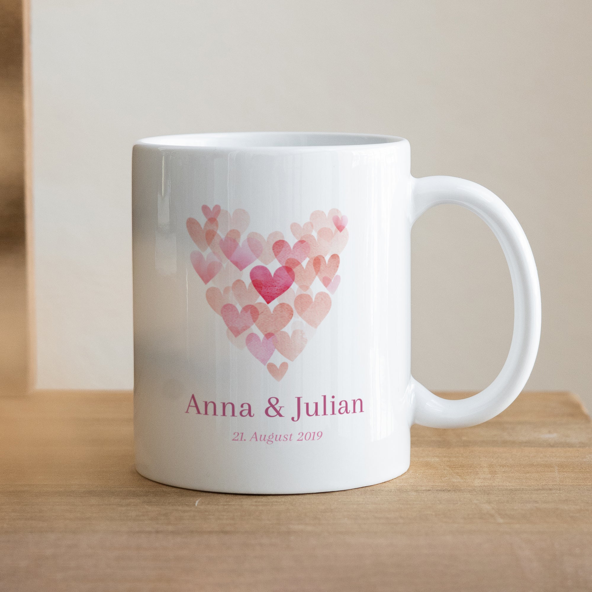 Tasse Objekte Weiß Nur Liebe II foto N° 1