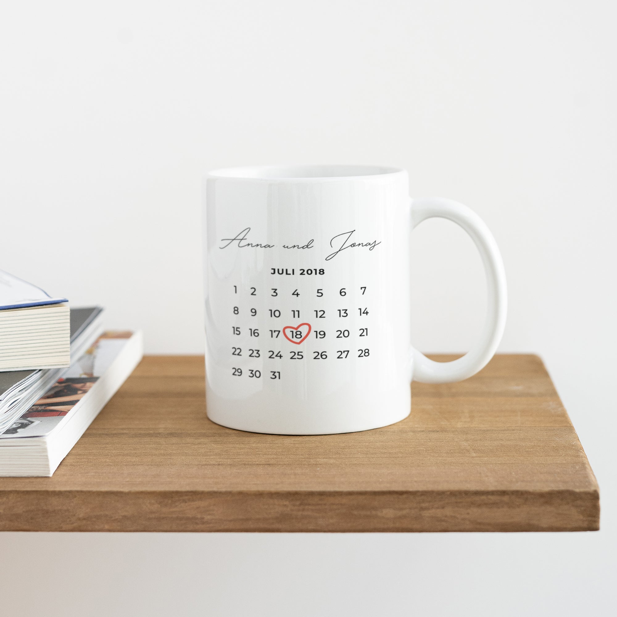 Tasse Objekte Weiß Ein wichtiges Datum foto N° 4