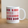 Tasse Objekte Weiß Ich liebe dich foto N° 1