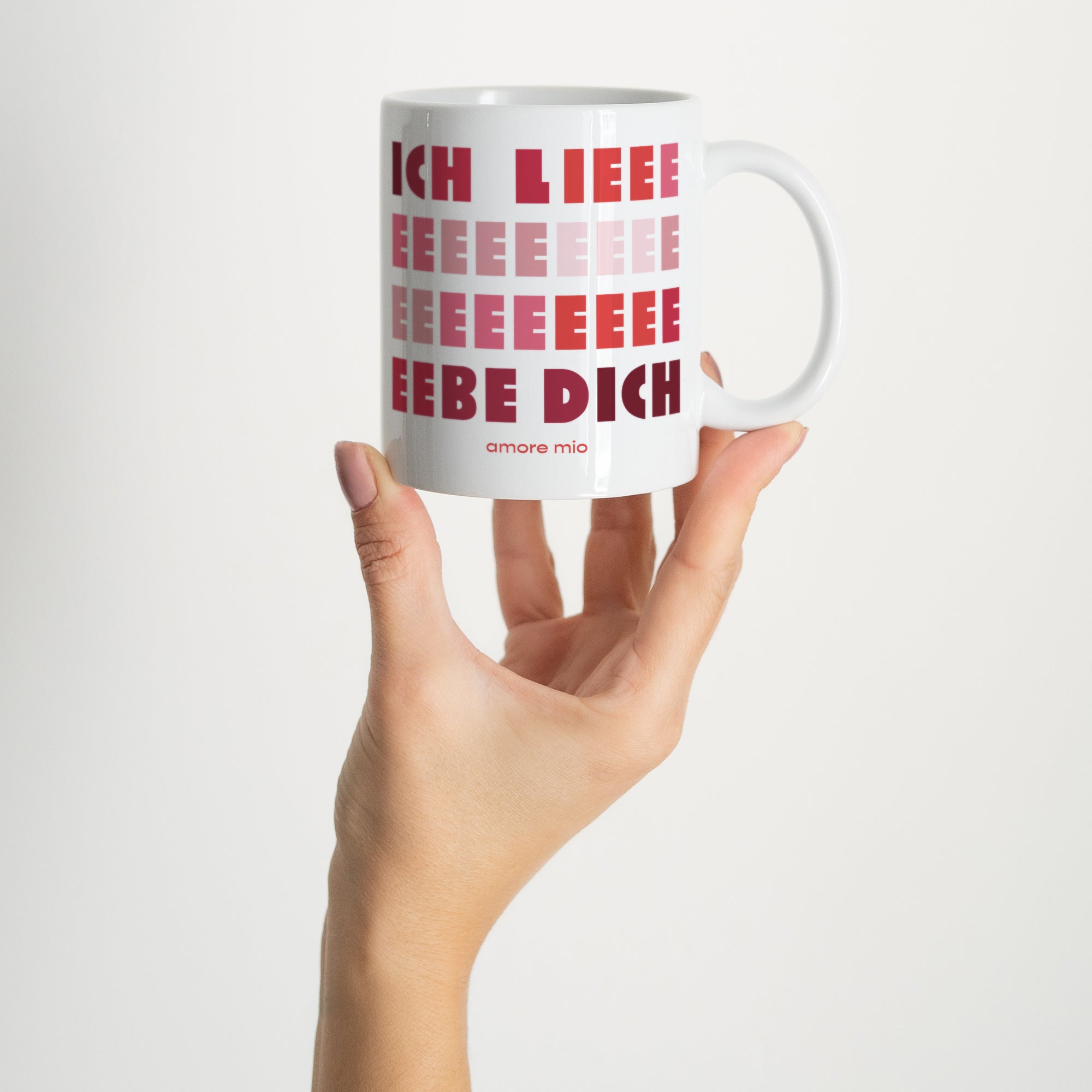 Tasse Objekte Weiß Ich liebe dich foto N° 2