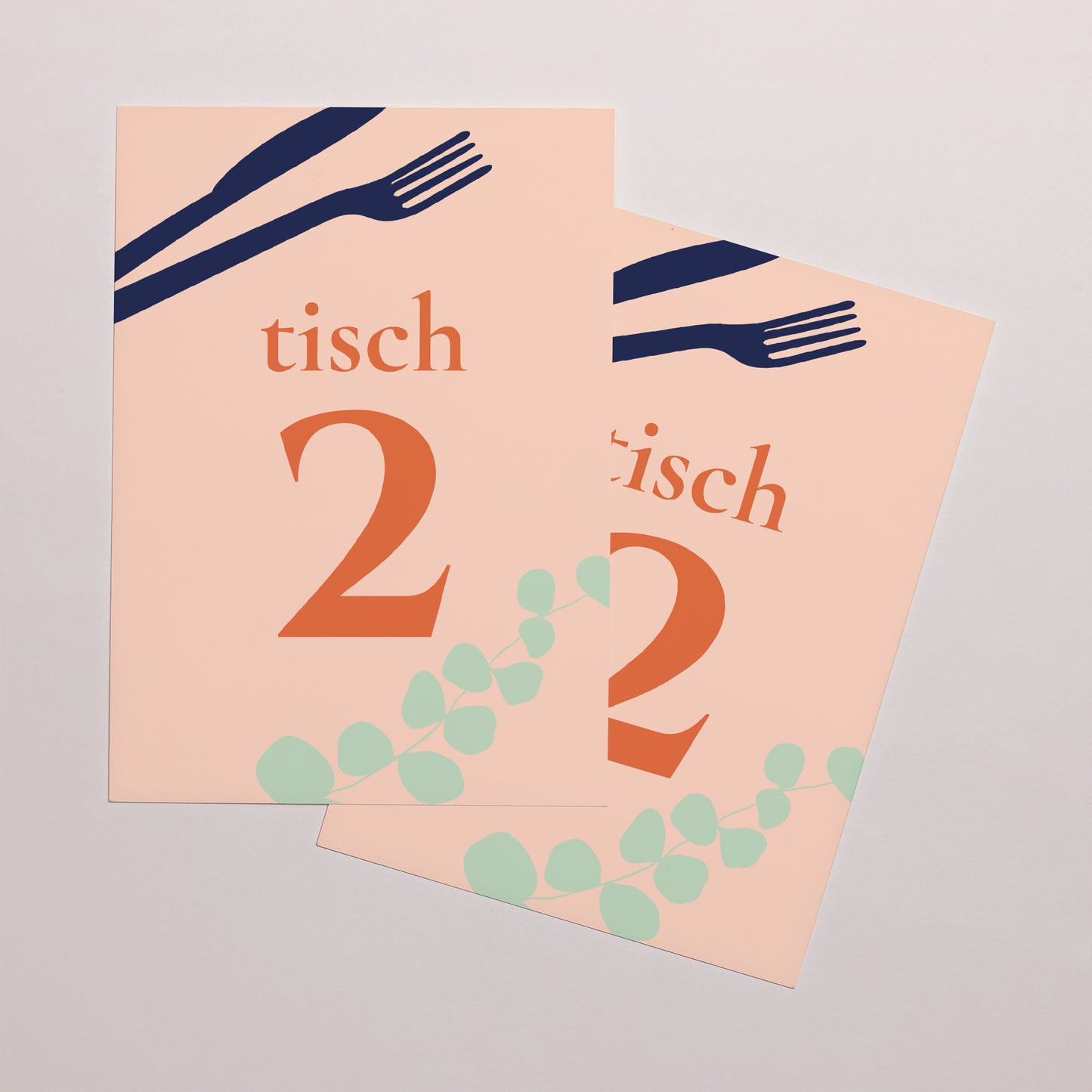 Tischnummern Hochzeit Rechteck Gute Zeit foto N° 2