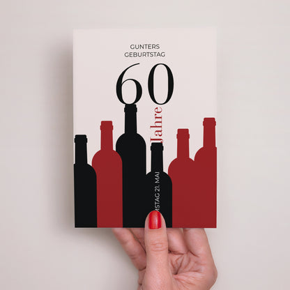 Einladungskarte Geburtstag Ein Grand Cru foto N° 2