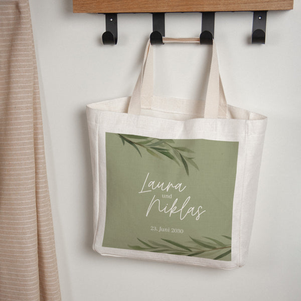 Tote bag Objekte Tragehenkel Olivenblätter foto