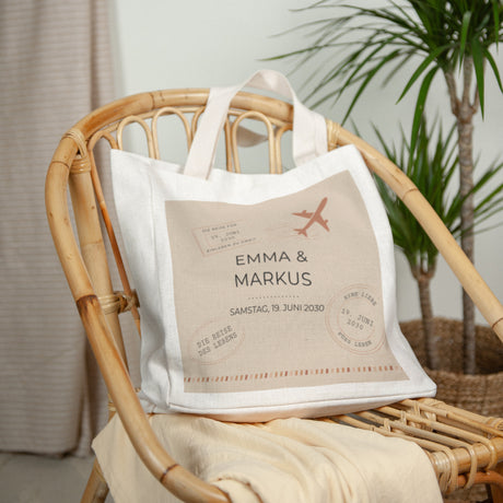 Tote bag Objekte Tragehenkel Die Reise eines Lebens