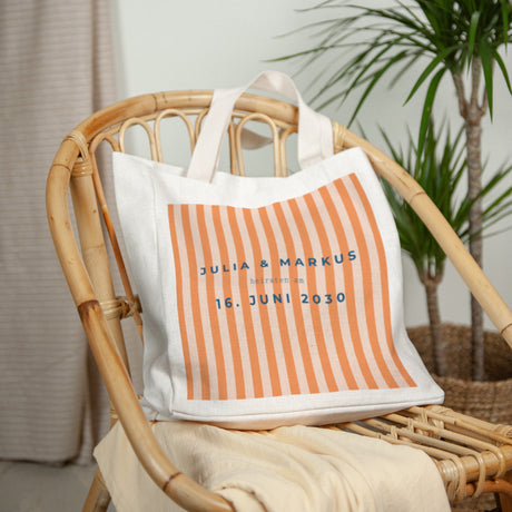 Tote bag Objekte Tragehenkel Die Liebe am Strand