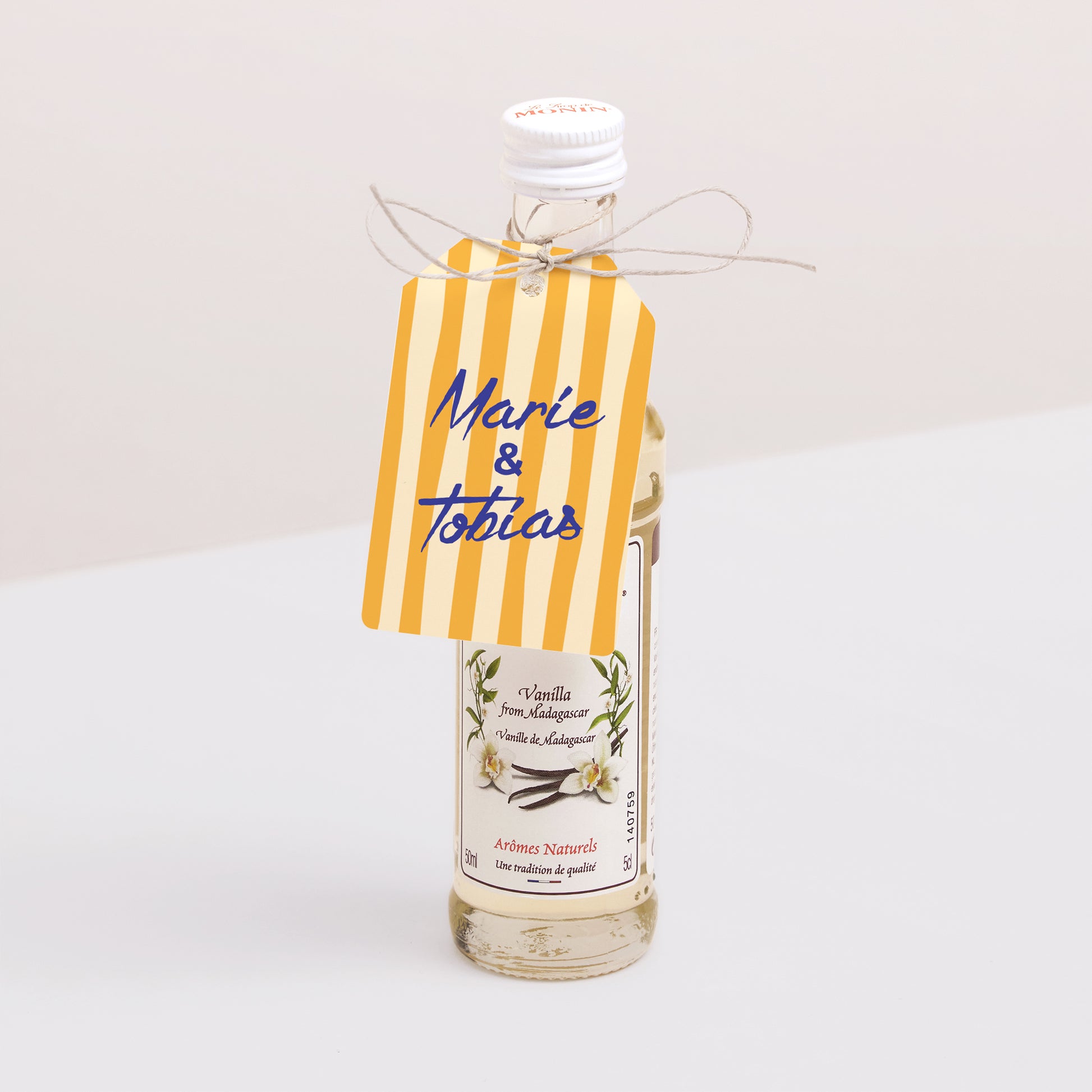 Vorgelochtes Etikett Hochzeit Fähnchen Wie ein Sommergefühl foto N° 3