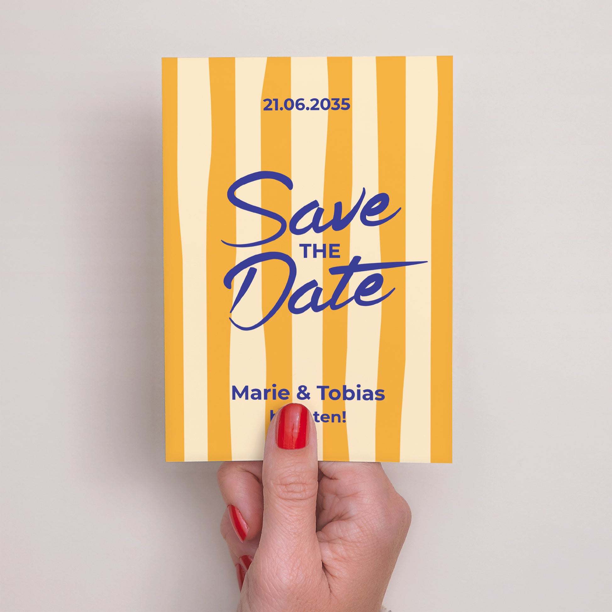 Save the date Karte Hochzeit Porträt Wie ein Sommergefühl foto N° 2