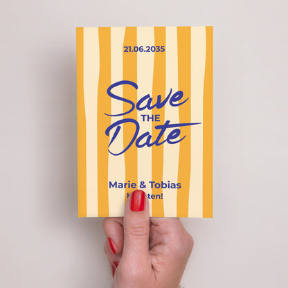 Save the date Karte Hochzeit Porträt Wie ein Sommergefühl foto N° 2