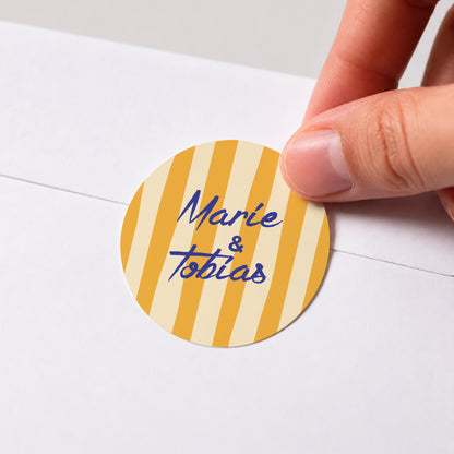 Sticker Hochzeit Rund Wie ein Sommergefühl foto N° 1