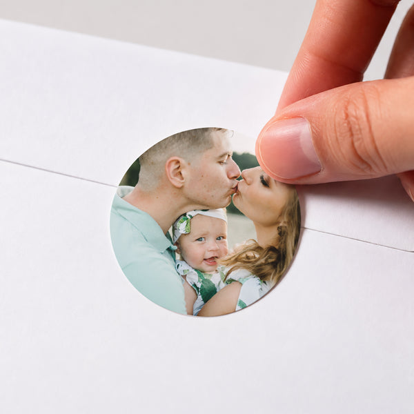 Sticker Taufe Rund Ein besonderer Tag foto