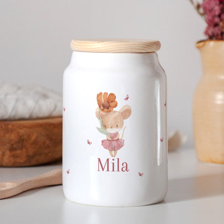 Keramiktopf Geburt 65 cl Lilli die Maus