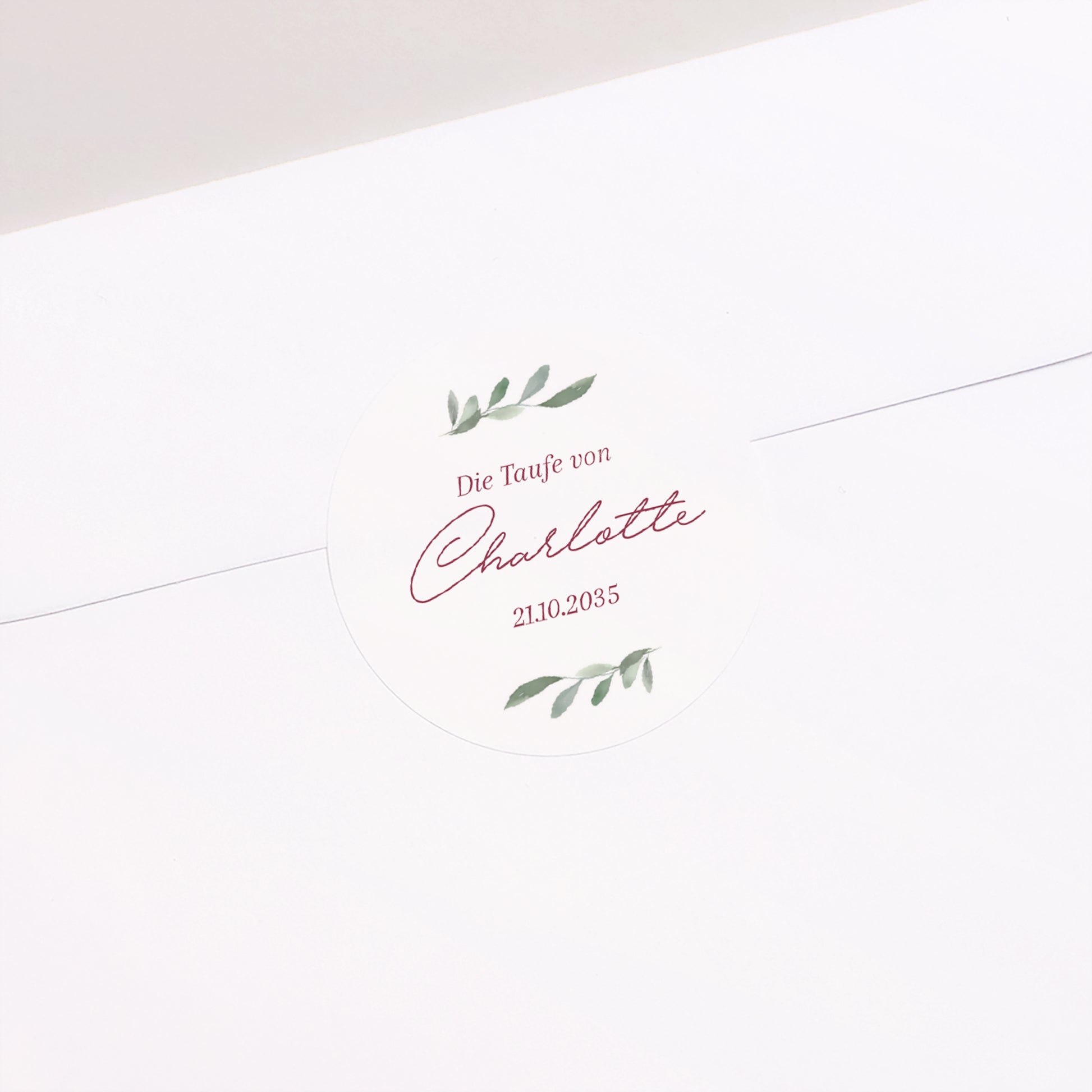 Sticker Taufe Rund Gertrude foto N° 2