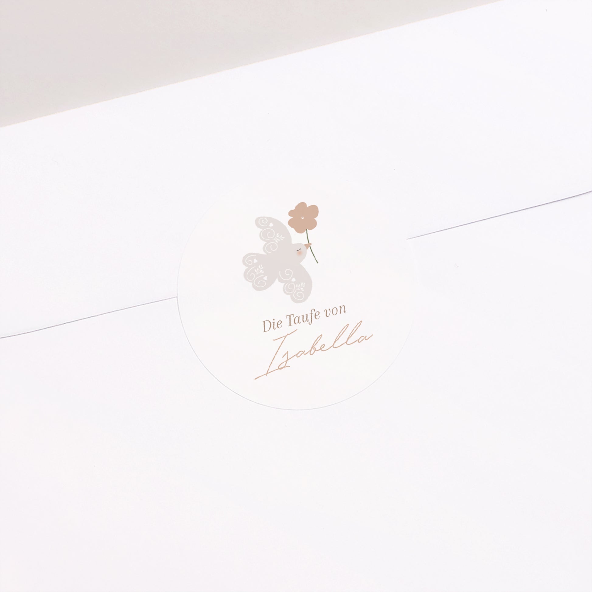 Sticker Taufe Rund foto N° 2
