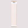 Kindermesslatte Geburt Papier Hellrosa Streifen foto N° 1