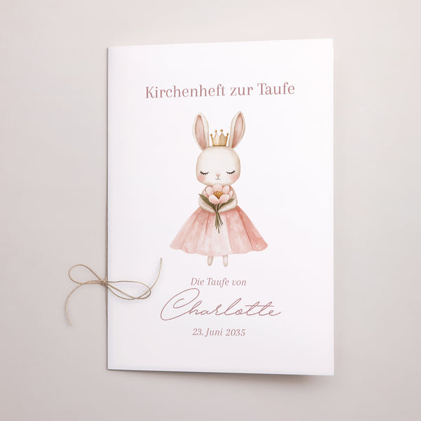Kirchenheft Taufe Doppelflügel Prinzessin des geheimen Gartens foto