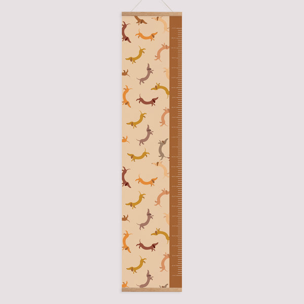 Kindermesslatte Geburt Papier Hot Dog foto