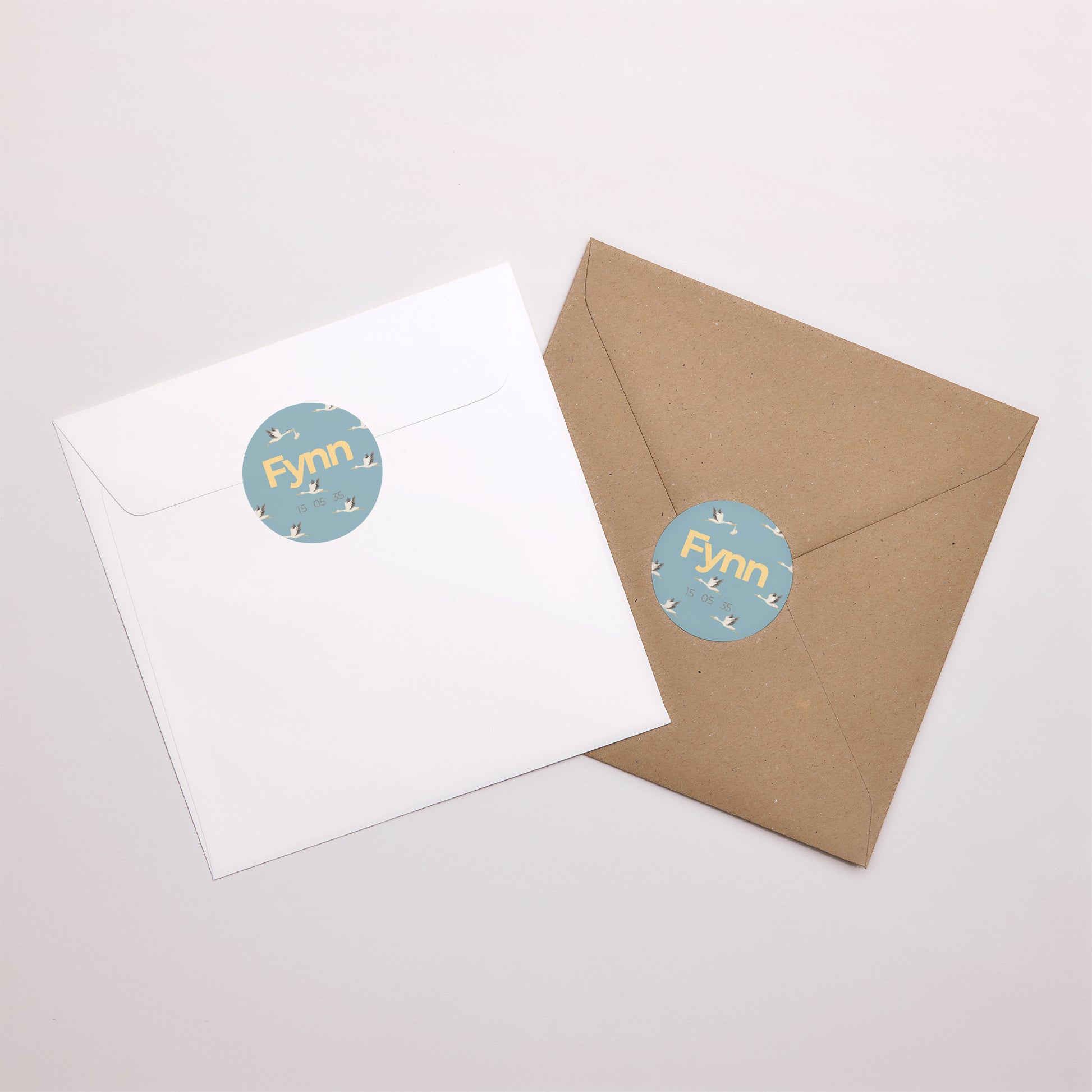 Sticker Geburt Rund Sonderlieferung foto N° 4