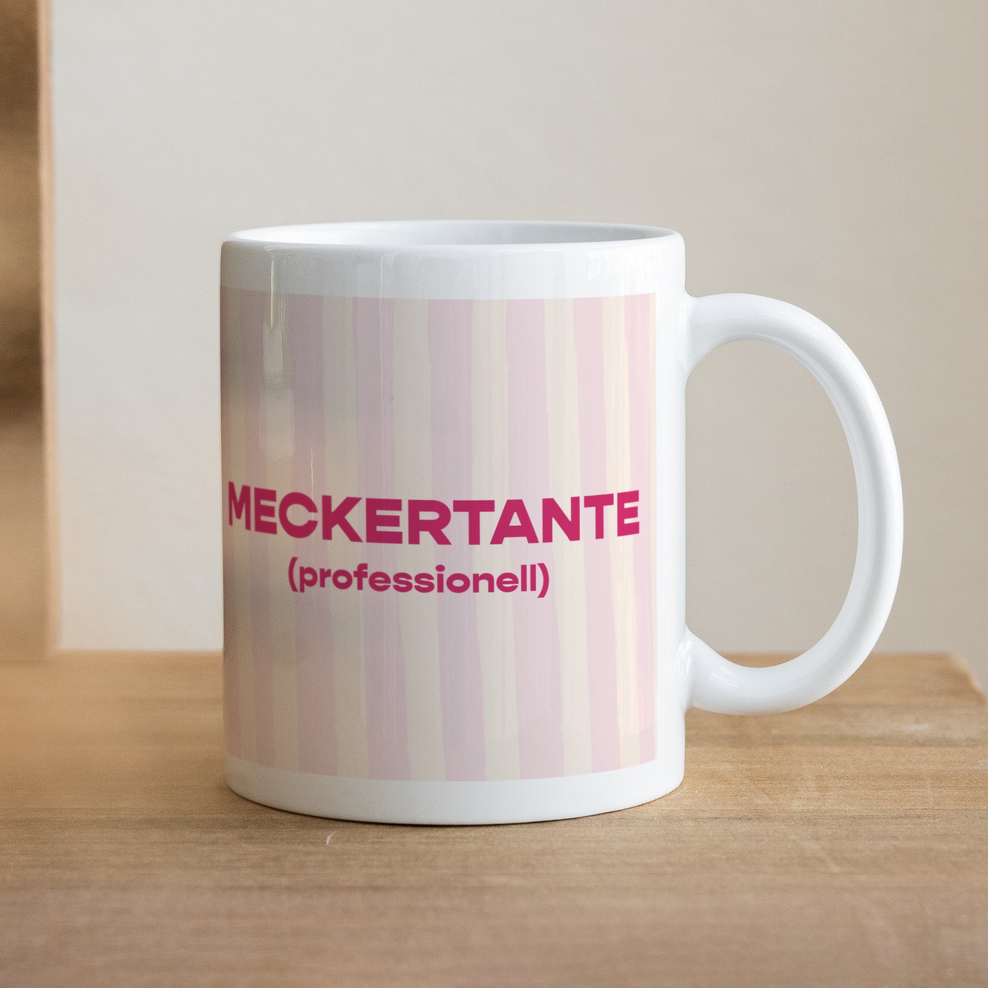 Tasse Objekte Weiß Meckertante foto N° 1