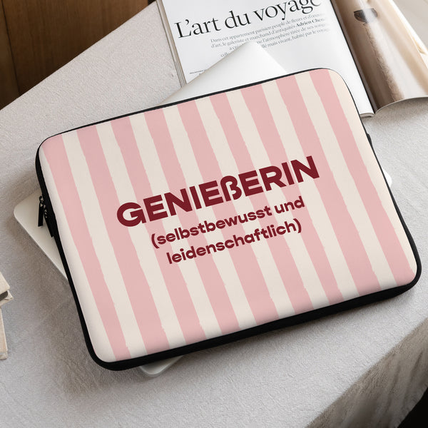 Laptophülle Objekte 15 Zoll Genießerin foto