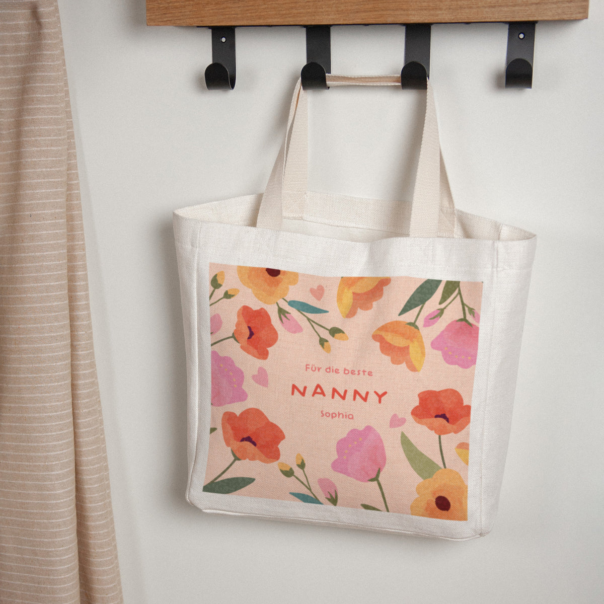 Tote bag Tragehenkel Sanftheit der Kinderfrau foto N° 1