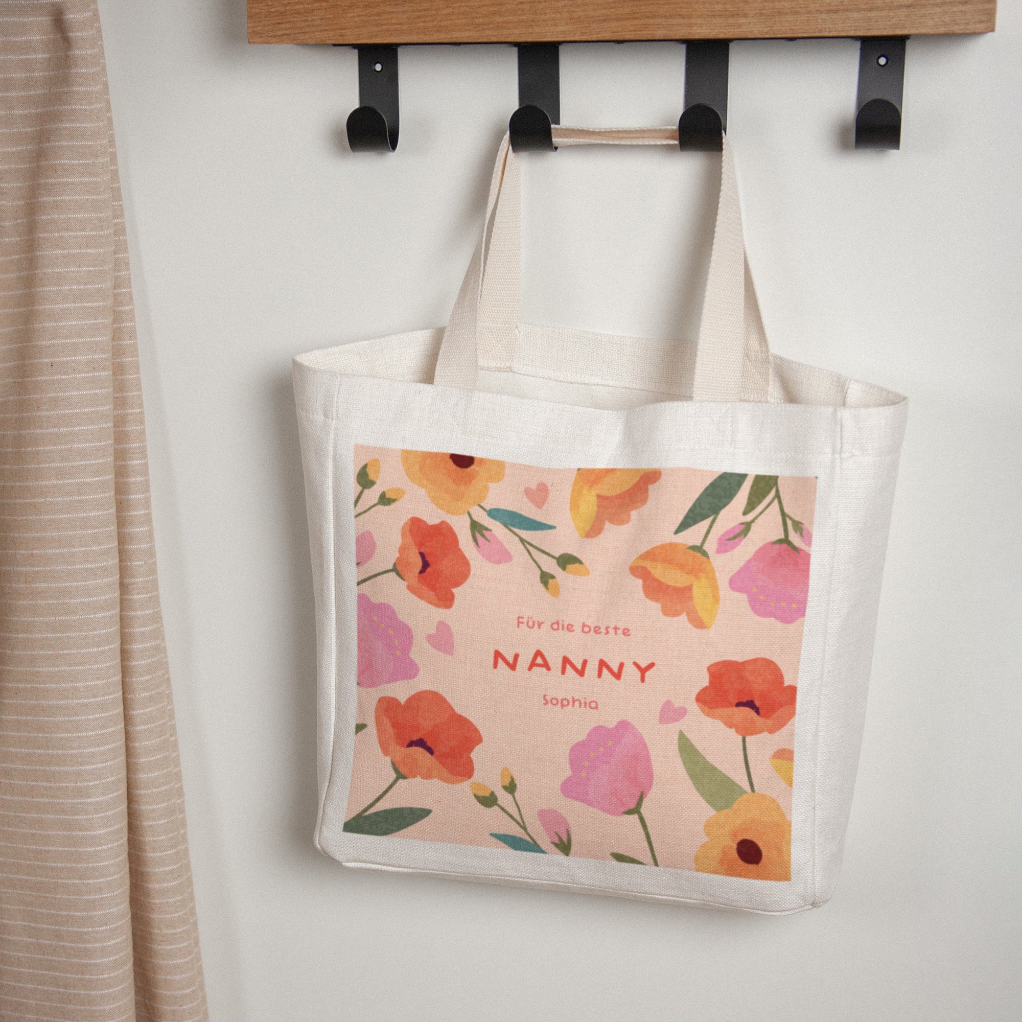 Tote bag Tragehenkel Sanftheit der Kinderfrau foto N° 1