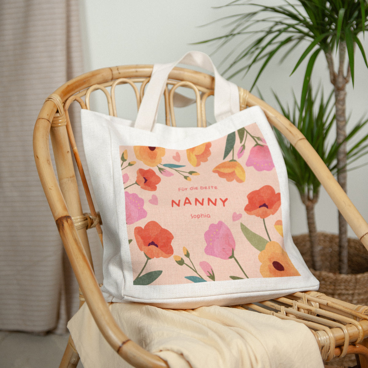 Tote bag Tragehenkel Sanftheit der Kinderfrau foto N° 2