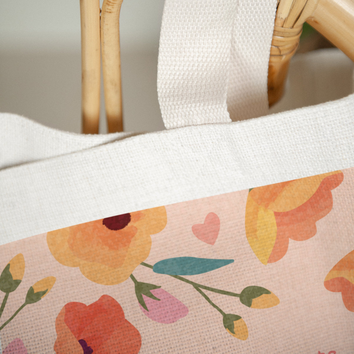 Tote bag Tragehenkel Sanftheit der Kinderfrau foto N° 3