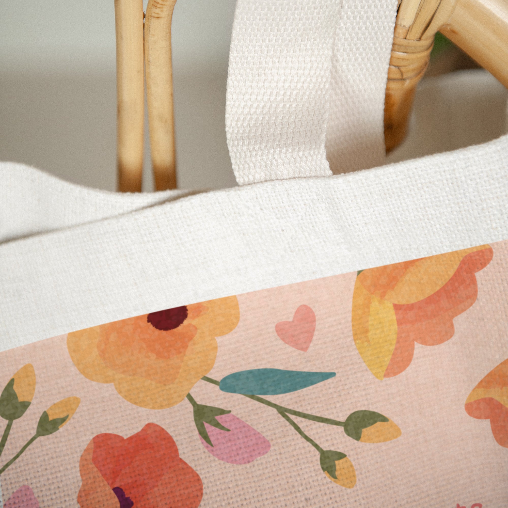 Tote bag Tragehenkel Sanftheit der Kinderfrau foto N° 3