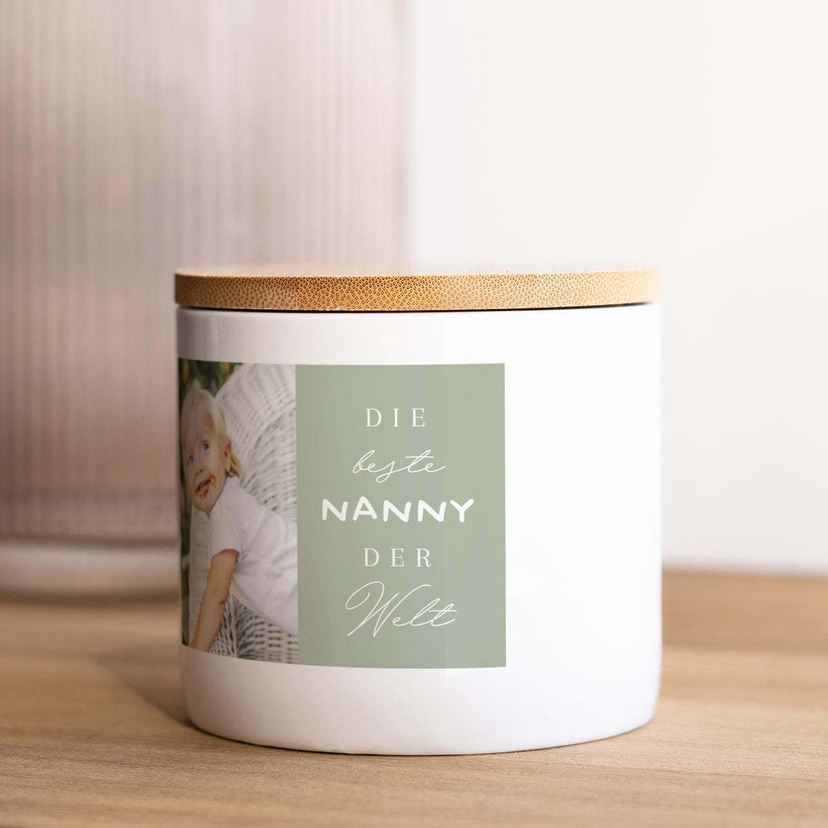 Keramiktopf 48 cl Beste Nanny der Welt foto N° 2