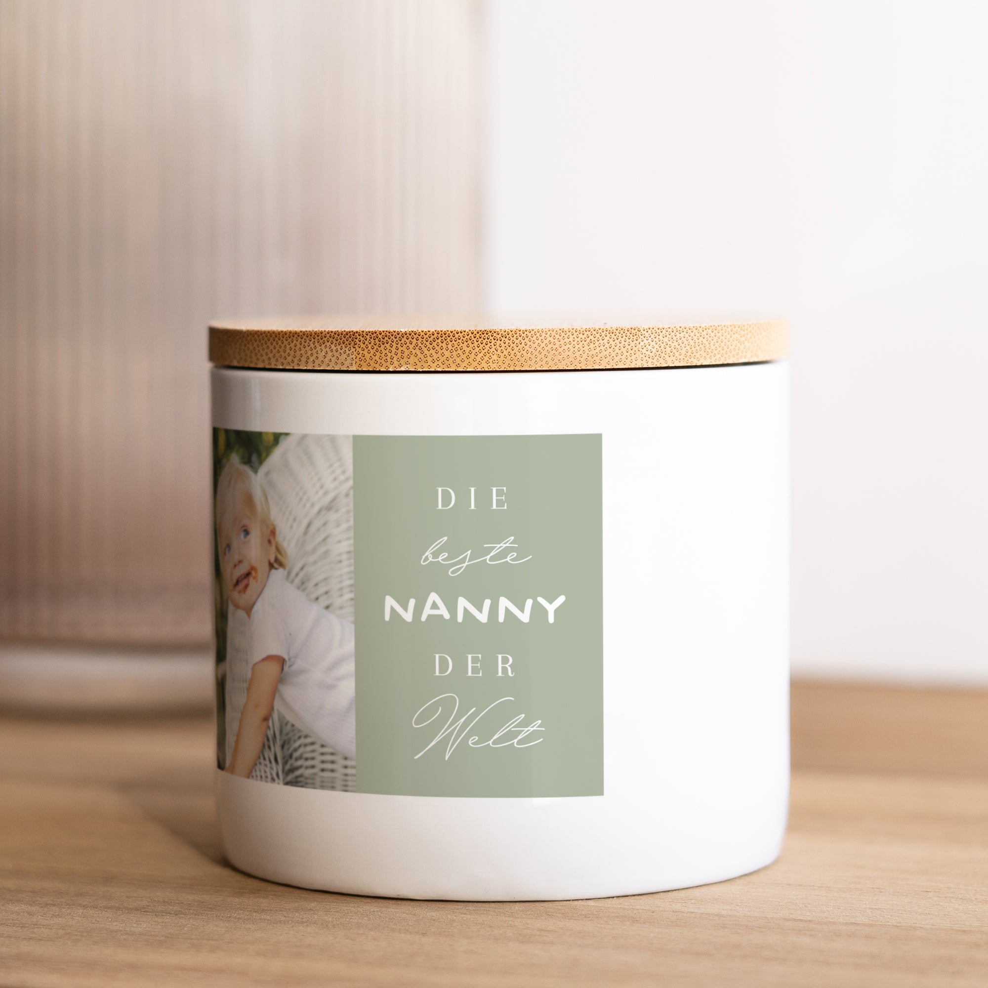 Keramiktopf 48 cl Beste Nanny der Welt foto N° 2
