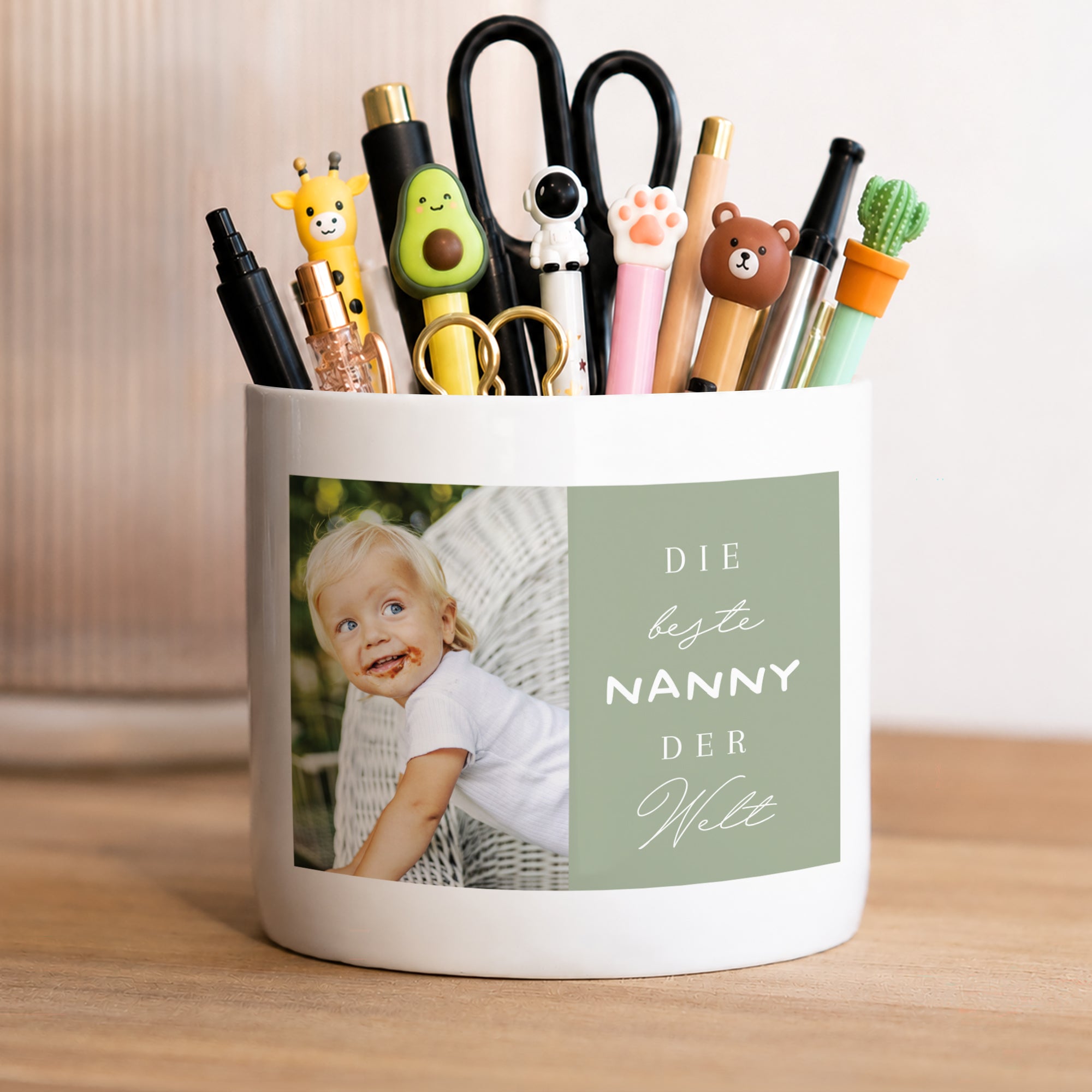 Stiftehalter 48 cl Beste Nanny der Welt foto N° 1