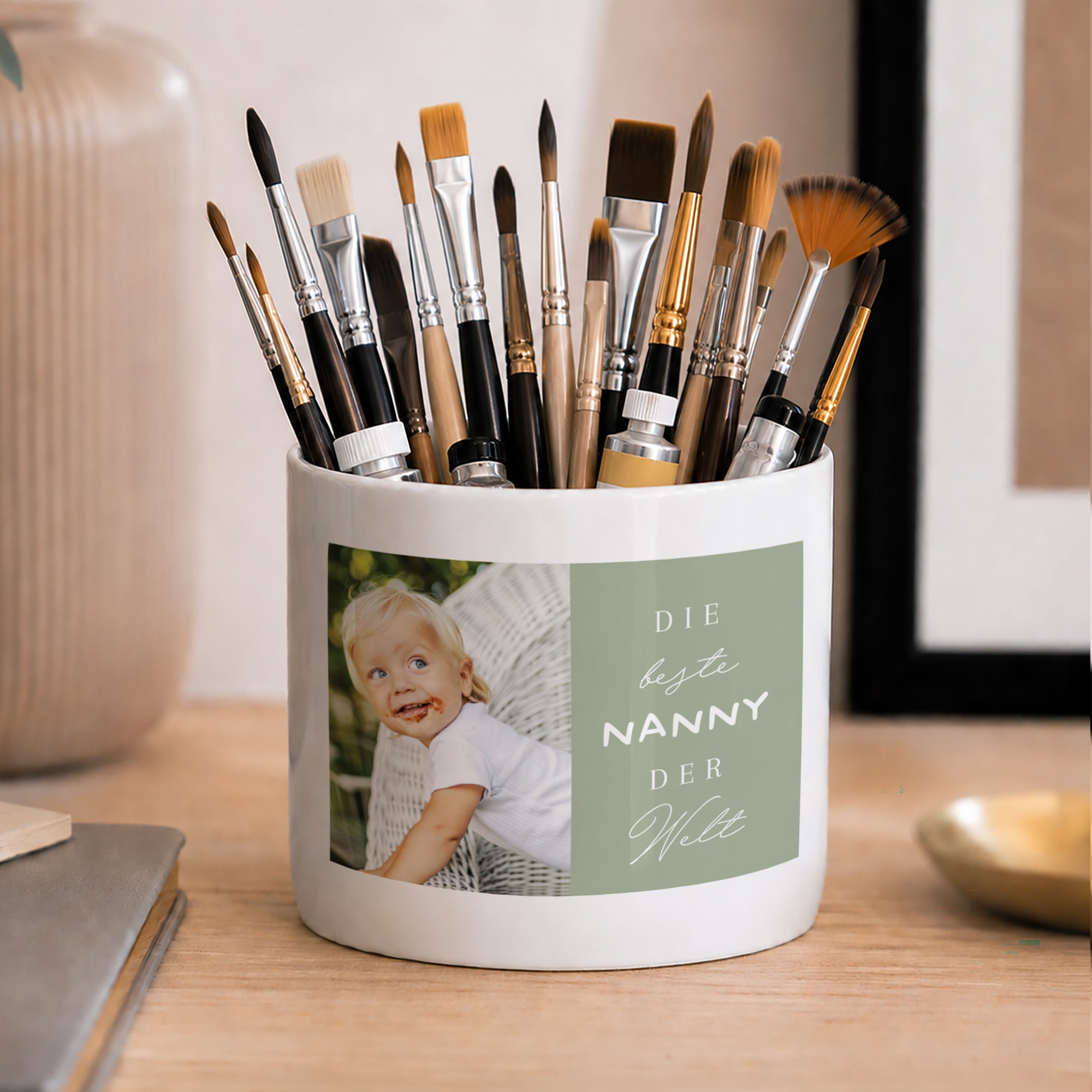 Stiftehalter 48 cl Beste Nanny der Welt foto N° 2