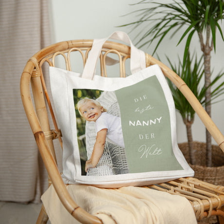 Tote bag Tragehenkel Beste Nanny der Welt