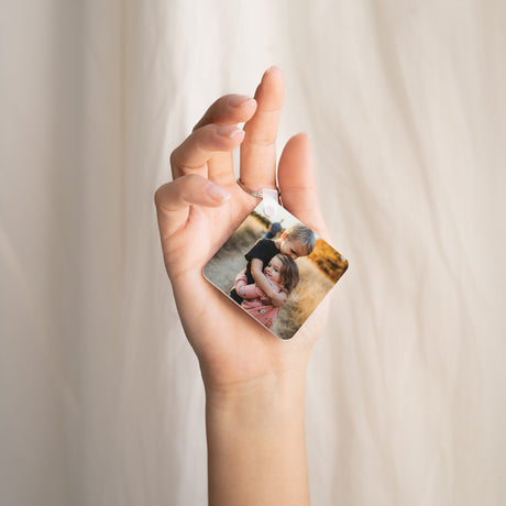 Schlüsselanhänger Quadrat Beste Nanny