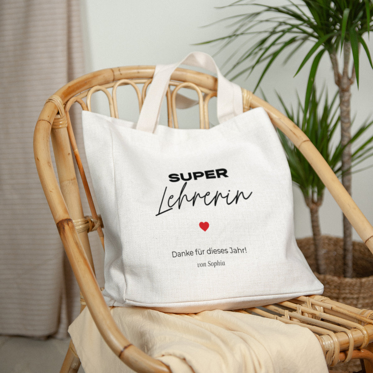 Tote bag Objekte Tragehenkel Danke Meisterin III foto N° 2