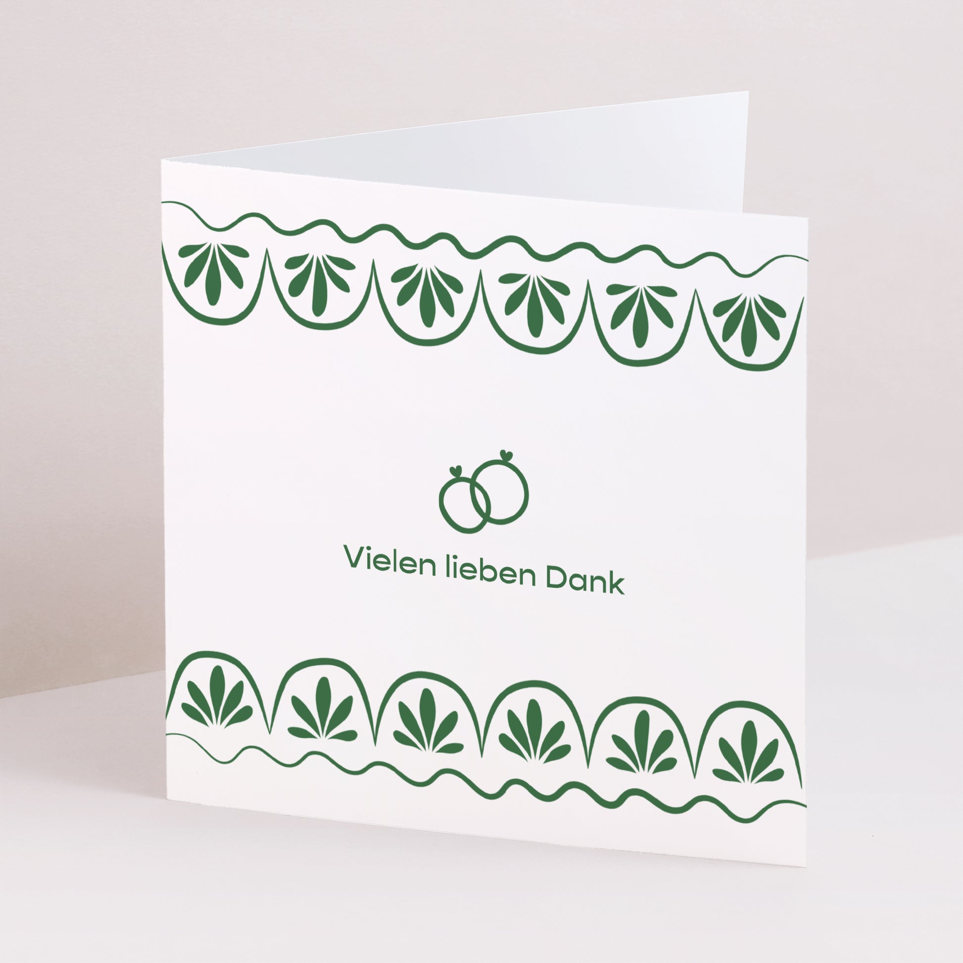 Dankeskarte Hochzeit Doppelflügelfenster Botanische Hochzeiten foto N° 1