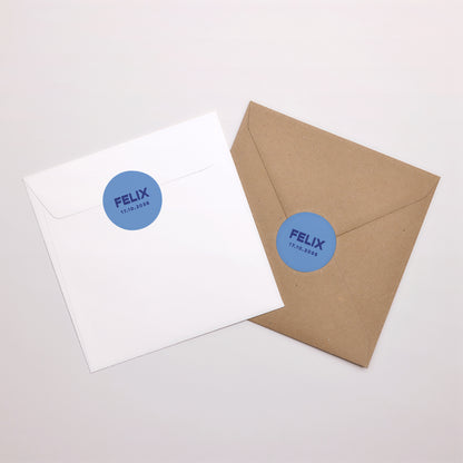 Sticker Geburt Rund Erwachen in Farben foto N° 4
