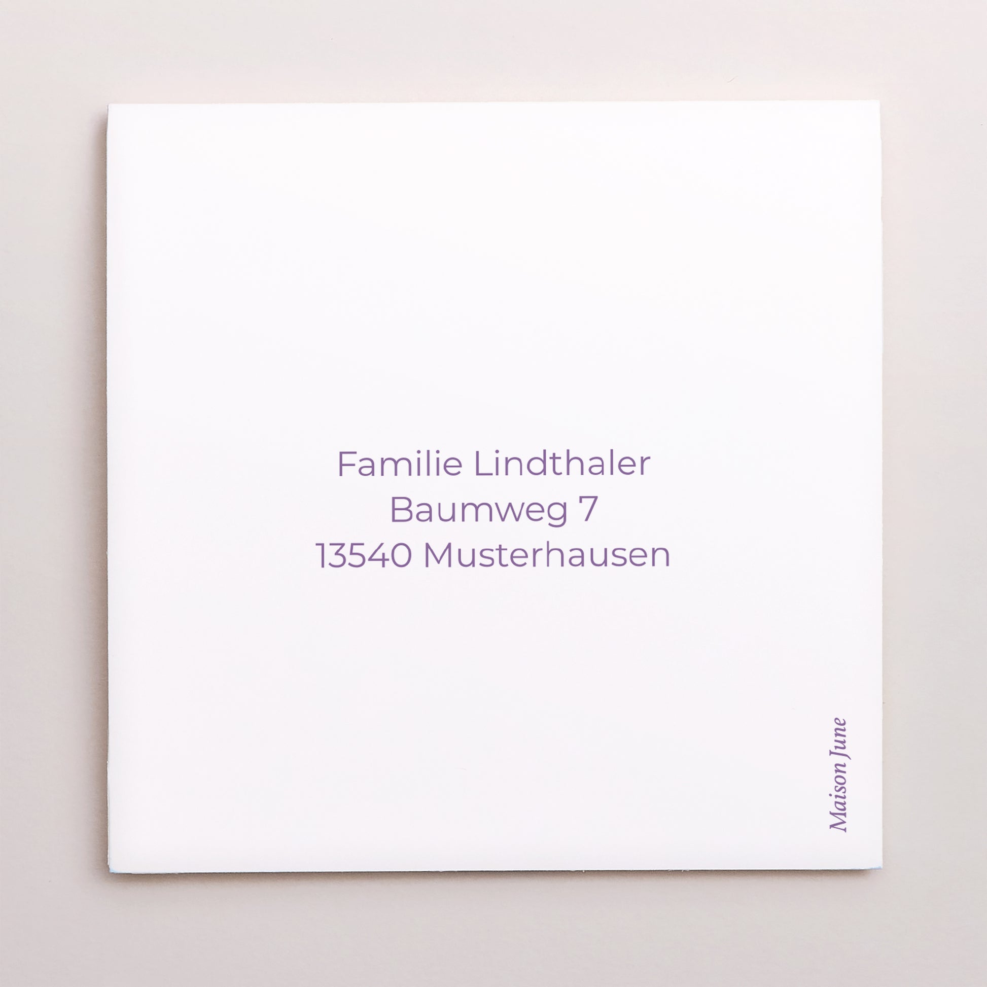 Dankeskarte Geburt Doppelflügelfensterhalbmond Bunte Streifen rosa II foto N° 3