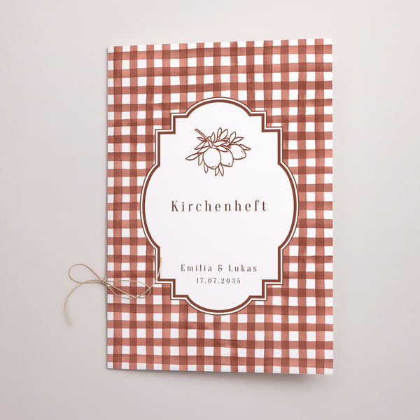 Kirchenheft Hochzeit Doppelflügel Liebliche Liebe foto