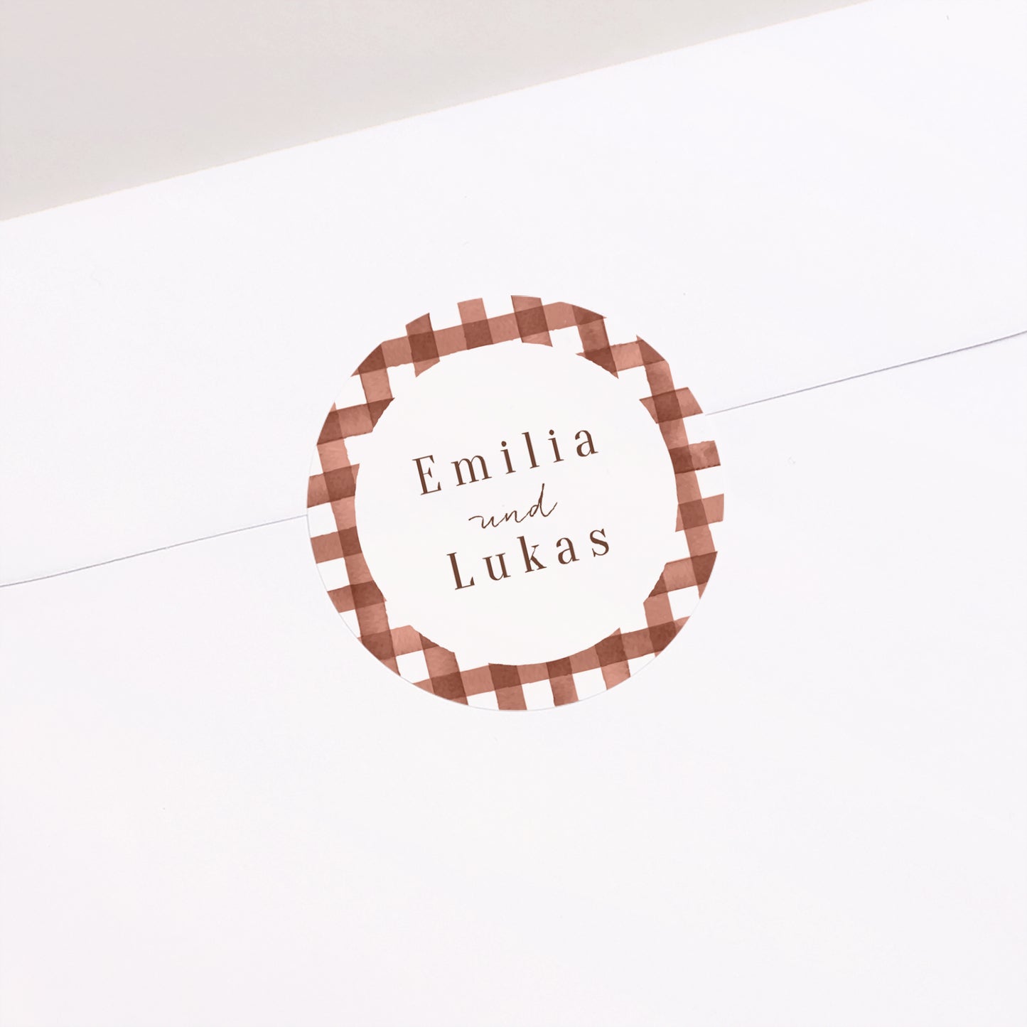 Sticker Hochzeit Rund Liebliche Liebe foto N° 2