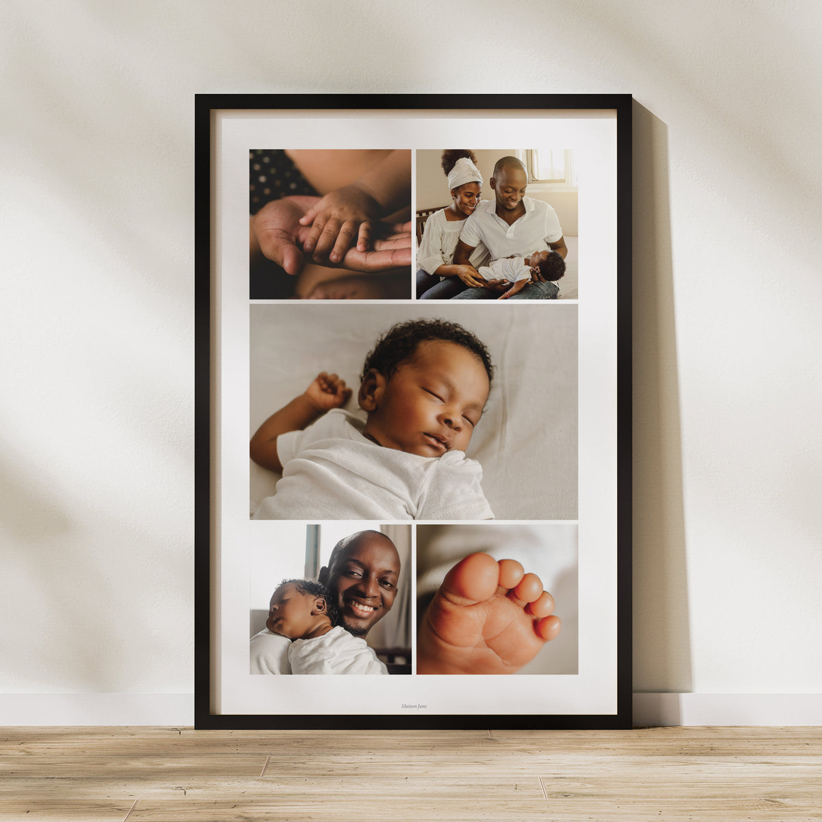 Poster Geburt Porträt 60 x 90 cm Wertvolle Grüße foto N° 1