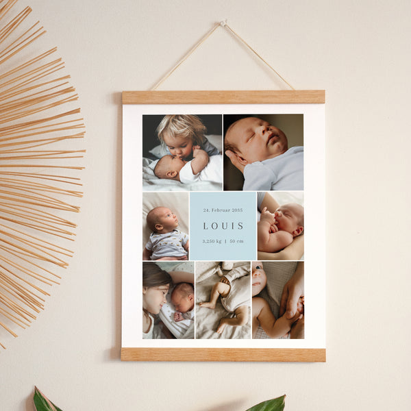 Poster Geburt Porträt Fragmente der Süße II foto