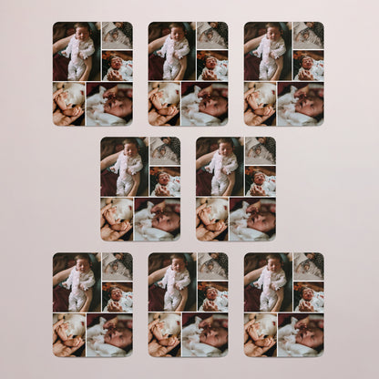 Geburtskarten Set von 8, magnetisch, rechteckig mit abgerundeten Ecken Lebensfunken foto N° 3