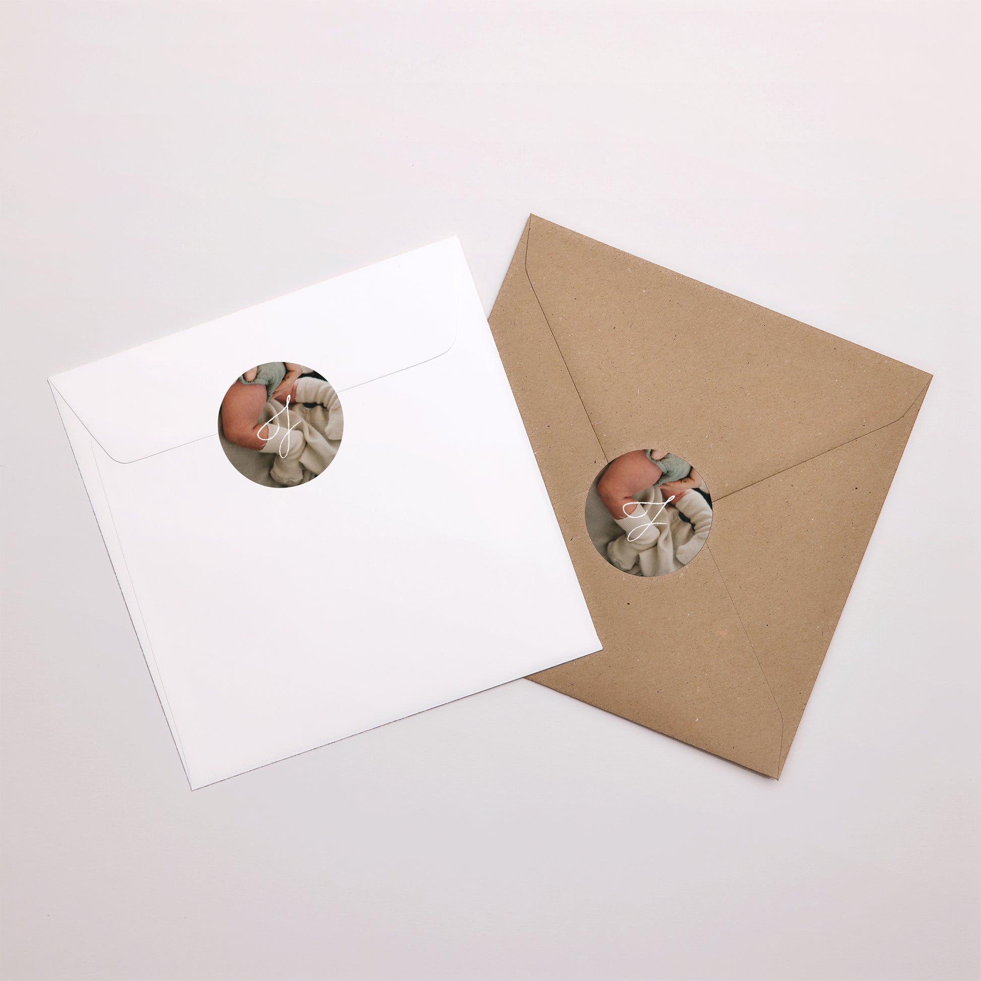 Sticker Geburt Rund Liebeskliche foto N° 4