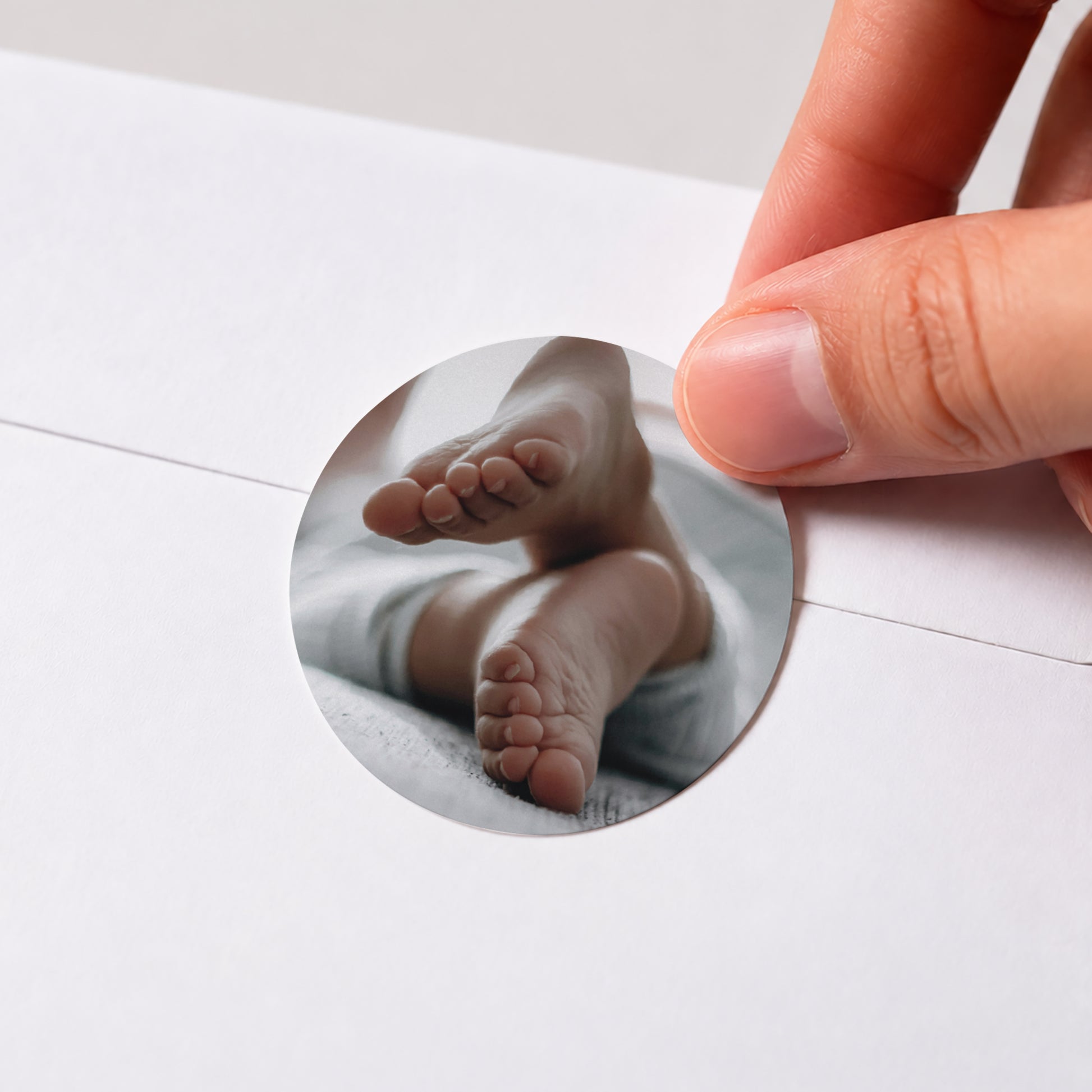 Sticker Geburt Rund Ein Lebensstrahl foto N° 1