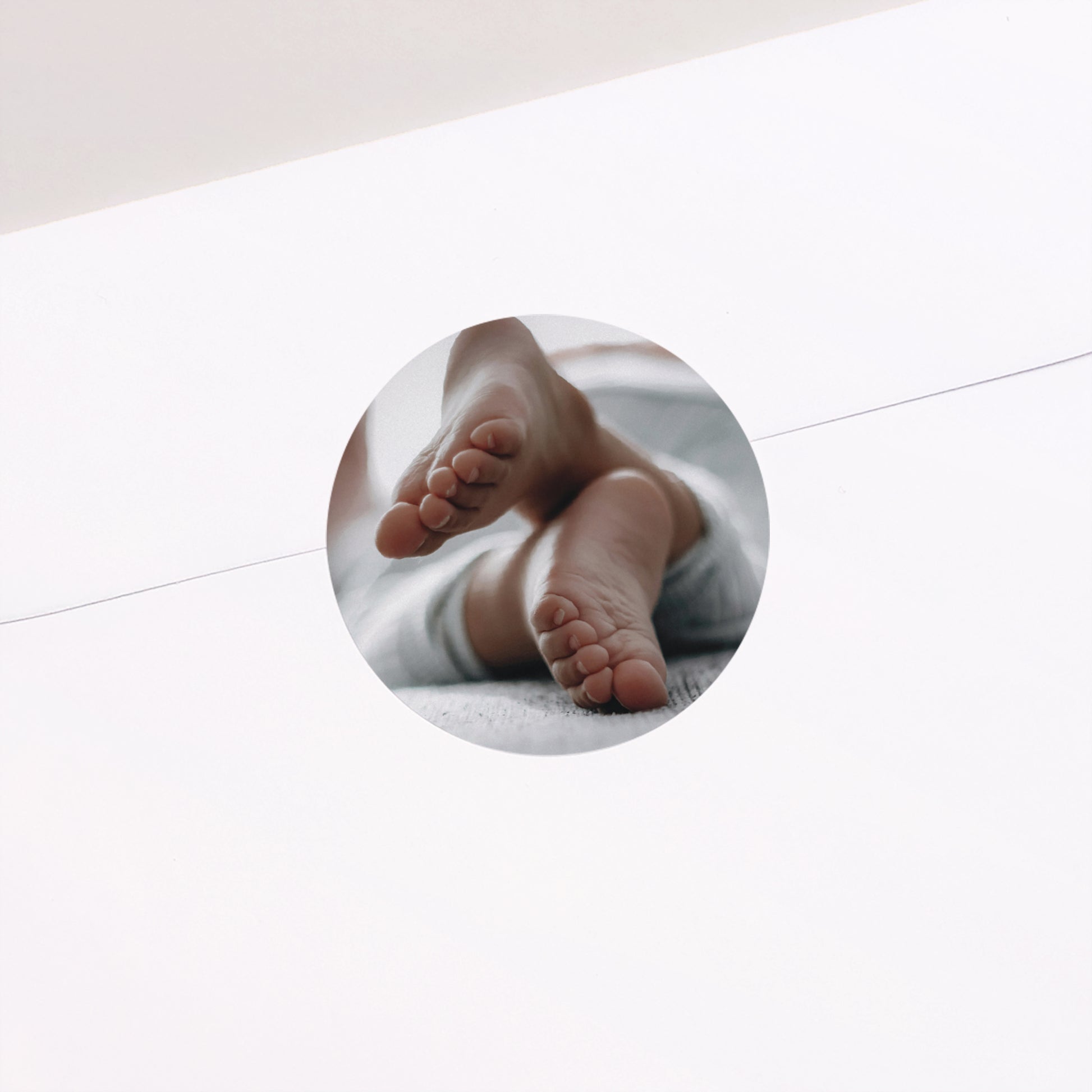 Sticker Geburt Rund Ein Lebensstrahl foto N° 2