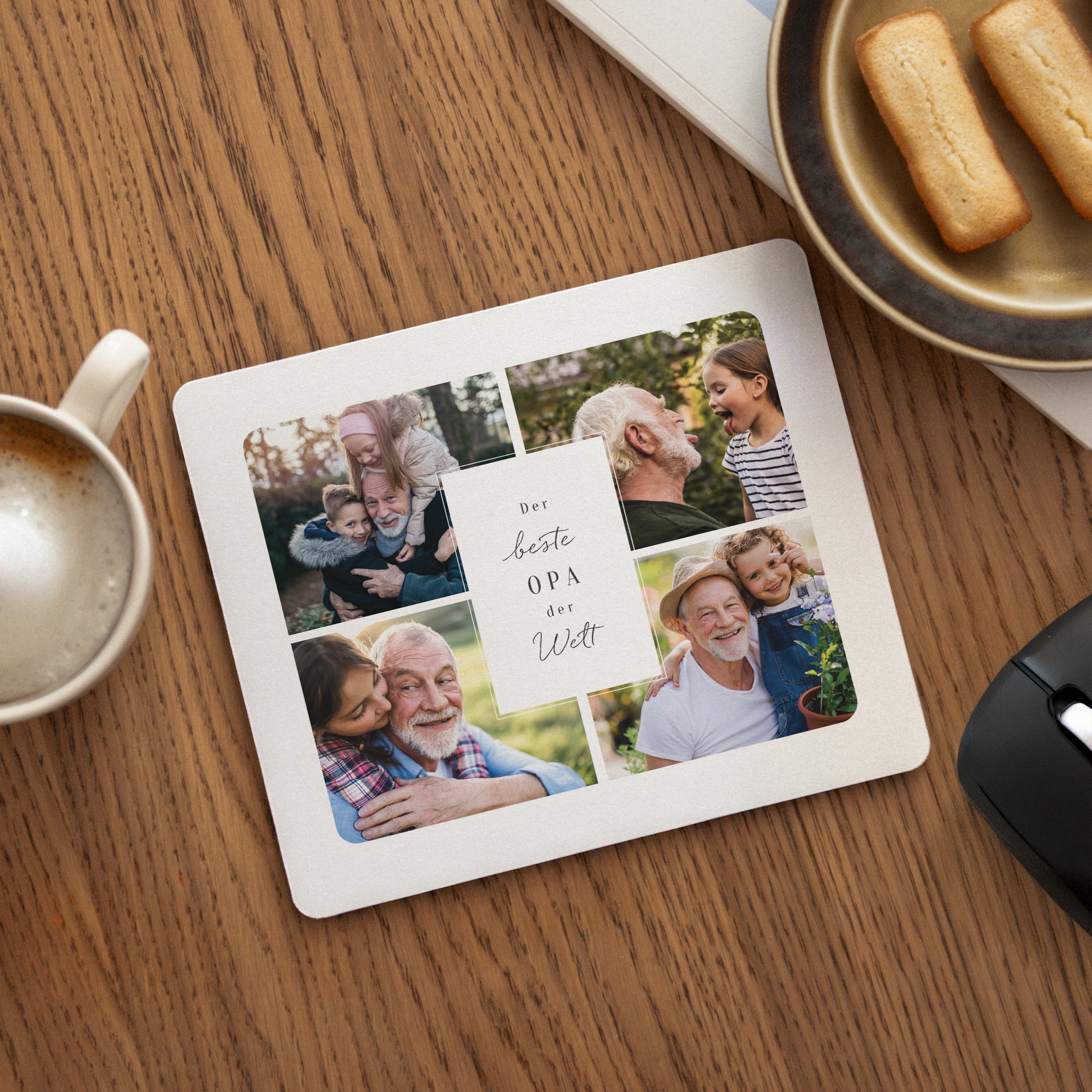Mousepad Objekte Rechteck Der beste Opa der Welt foto N° 1